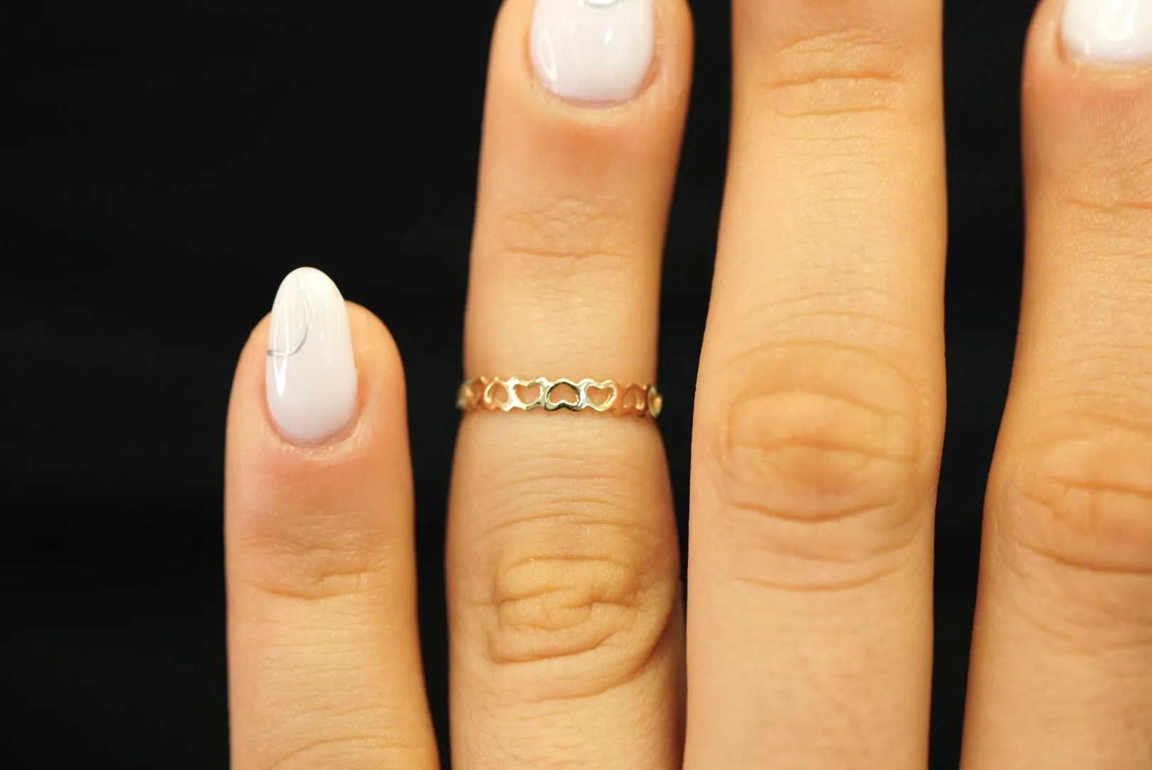 14k Eternal Heart – Open Cuff Ring Designed for Love and Timeless Style