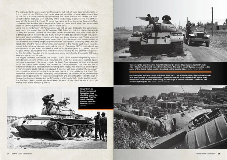 Abteilung 502 Books Captured Vehicles in IDF Service Vol.2: T54/5 to IDF Tiran 4/5 the Birth of a Bastard Tank Book