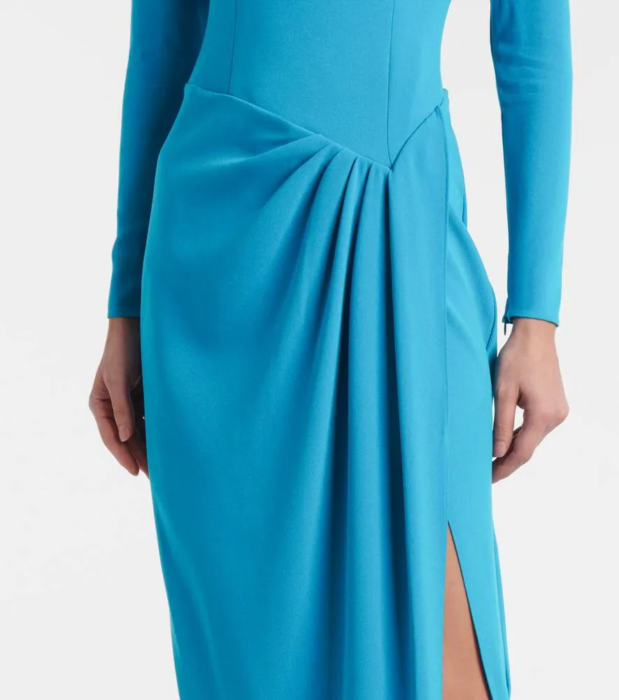 Alex Perry Draped asymmetric cr√É¬™pe gown