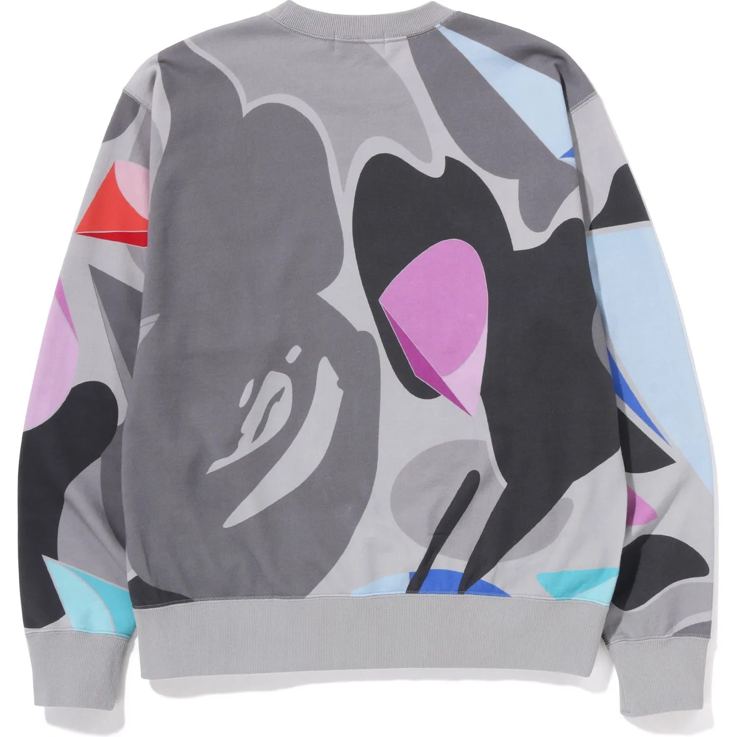 BAPE X LDG CAMO RELAXED FIT CREWNECK MENS