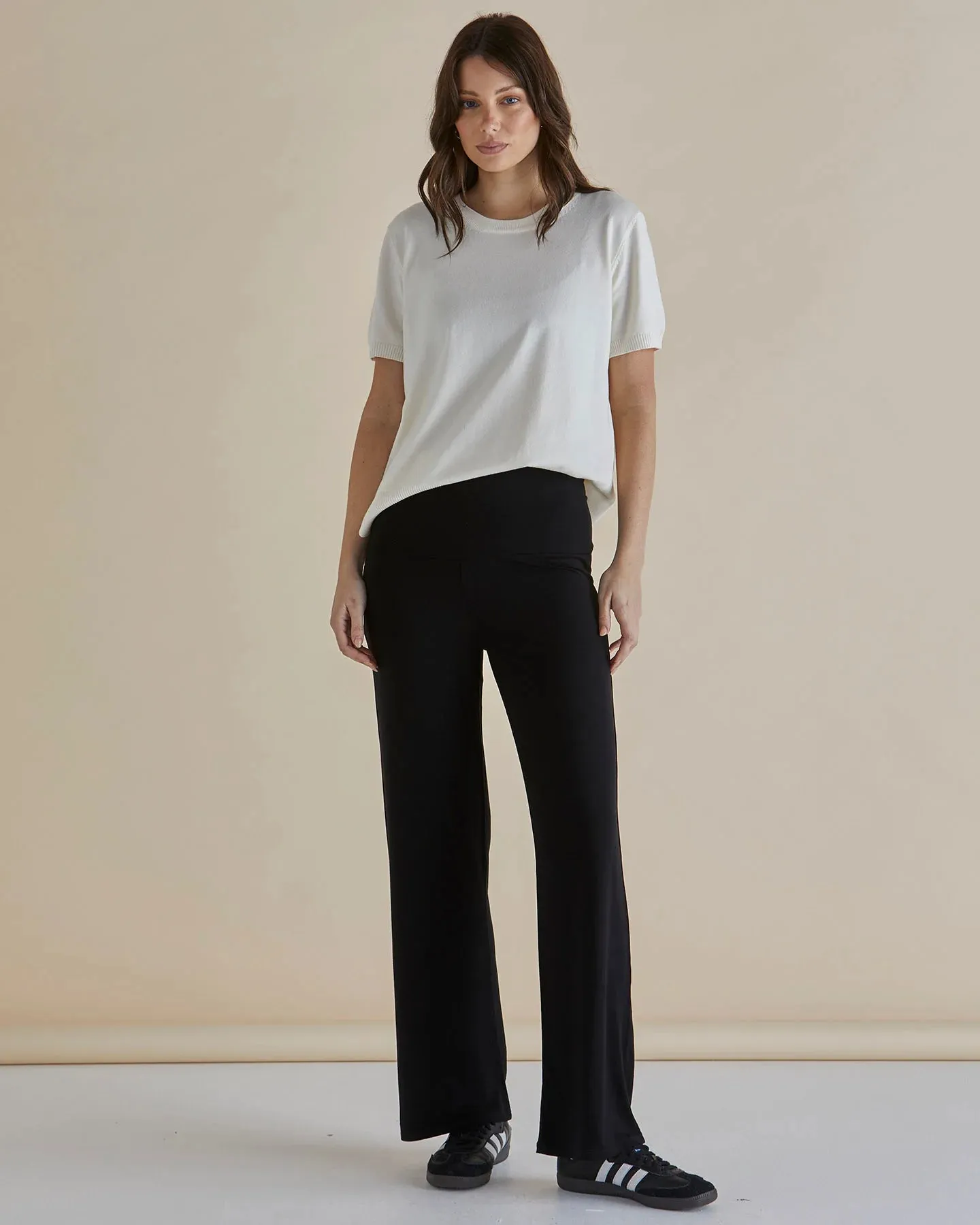 Betty Basic Houston Bamboo Relaxed Pant - Black