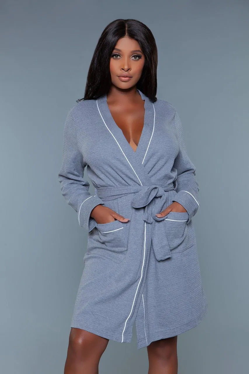 BeWicked Women's Waffle Robe 2258