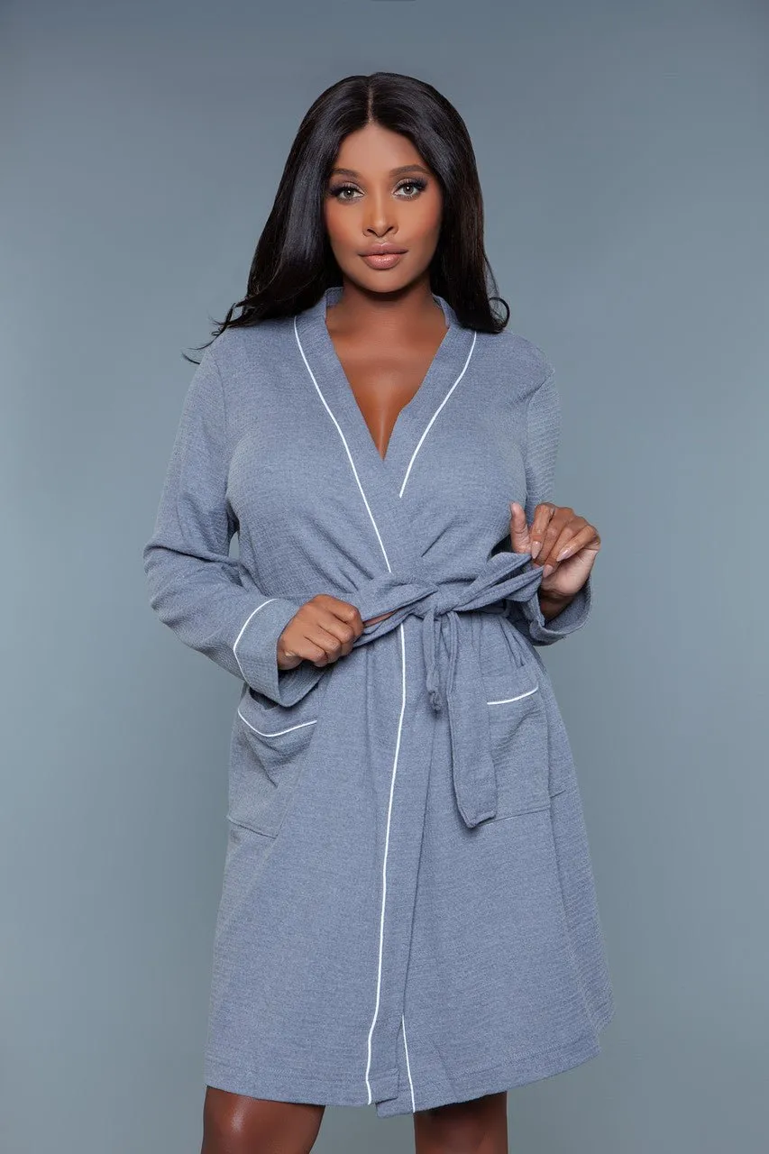 BeWicked Women's Waffle Robe 2258