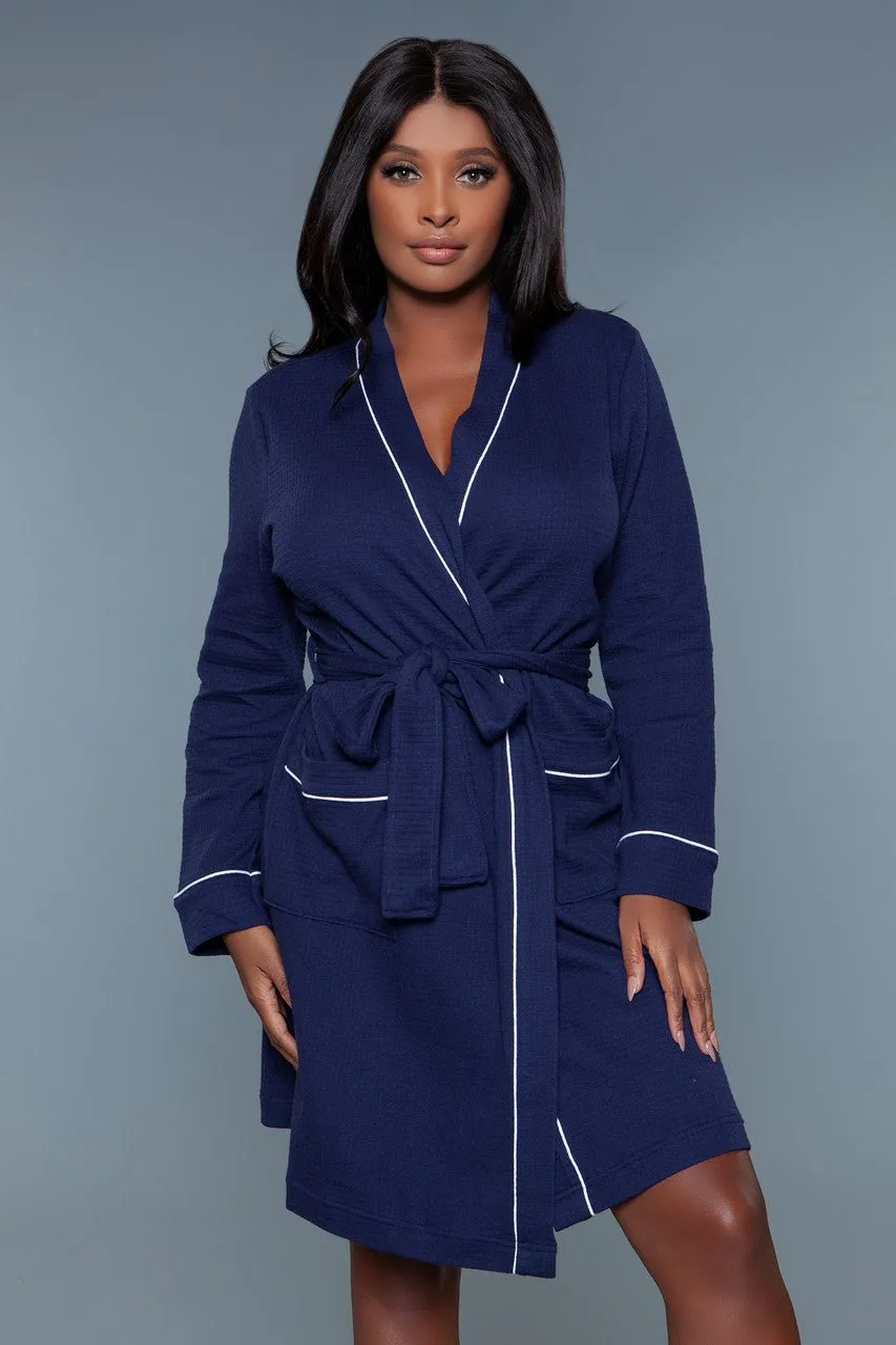 BeWicked Women's Waffle Robe 2258