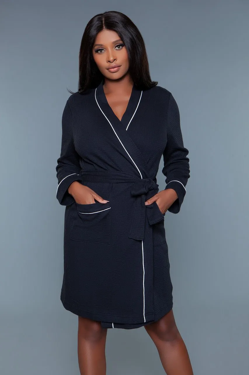 BeWicked Women's Waffle Robe 2258