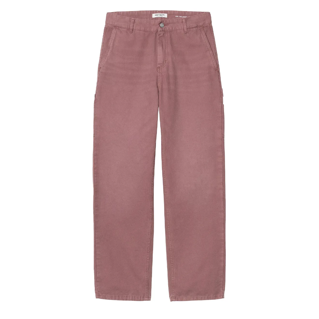 Carhartt WIP Womens Pierce Pant Straight Dusky Pink Stone Canvas