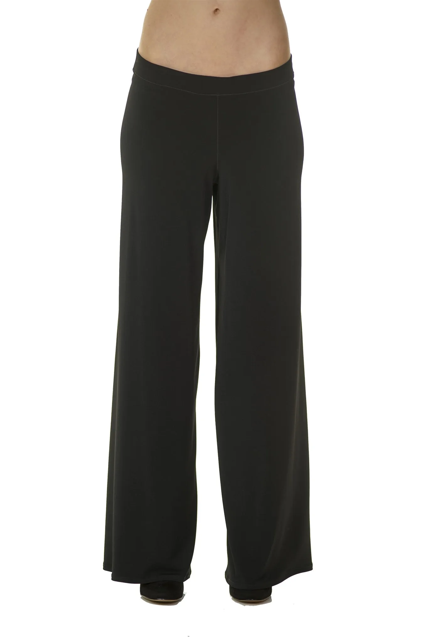 Elastic WB Wide Leg Pants