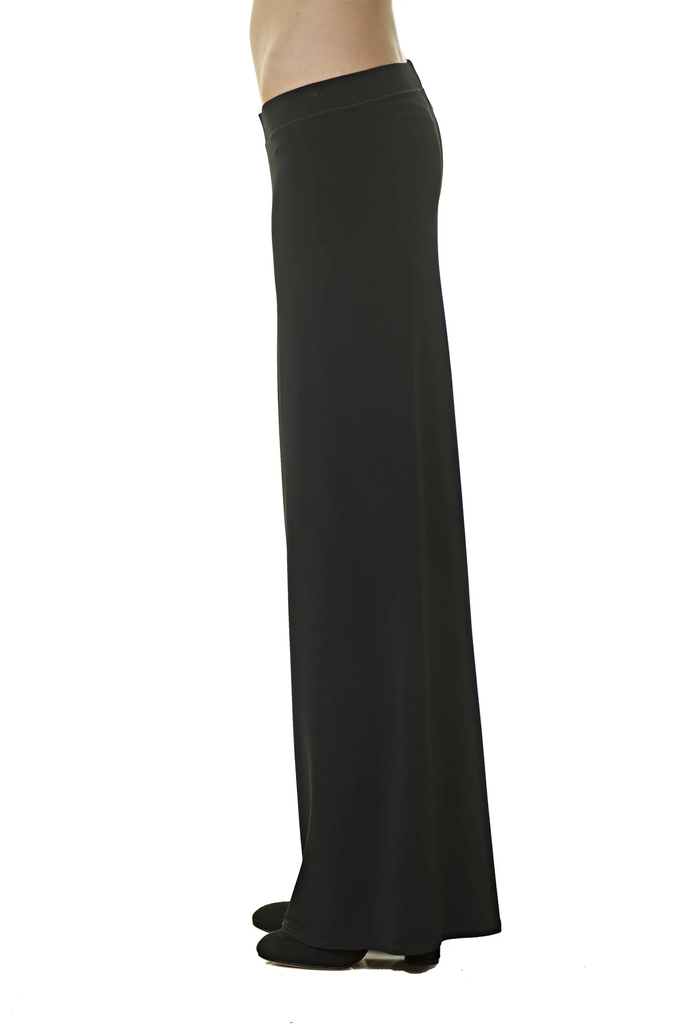 Elastic WB Wide Leg Pants