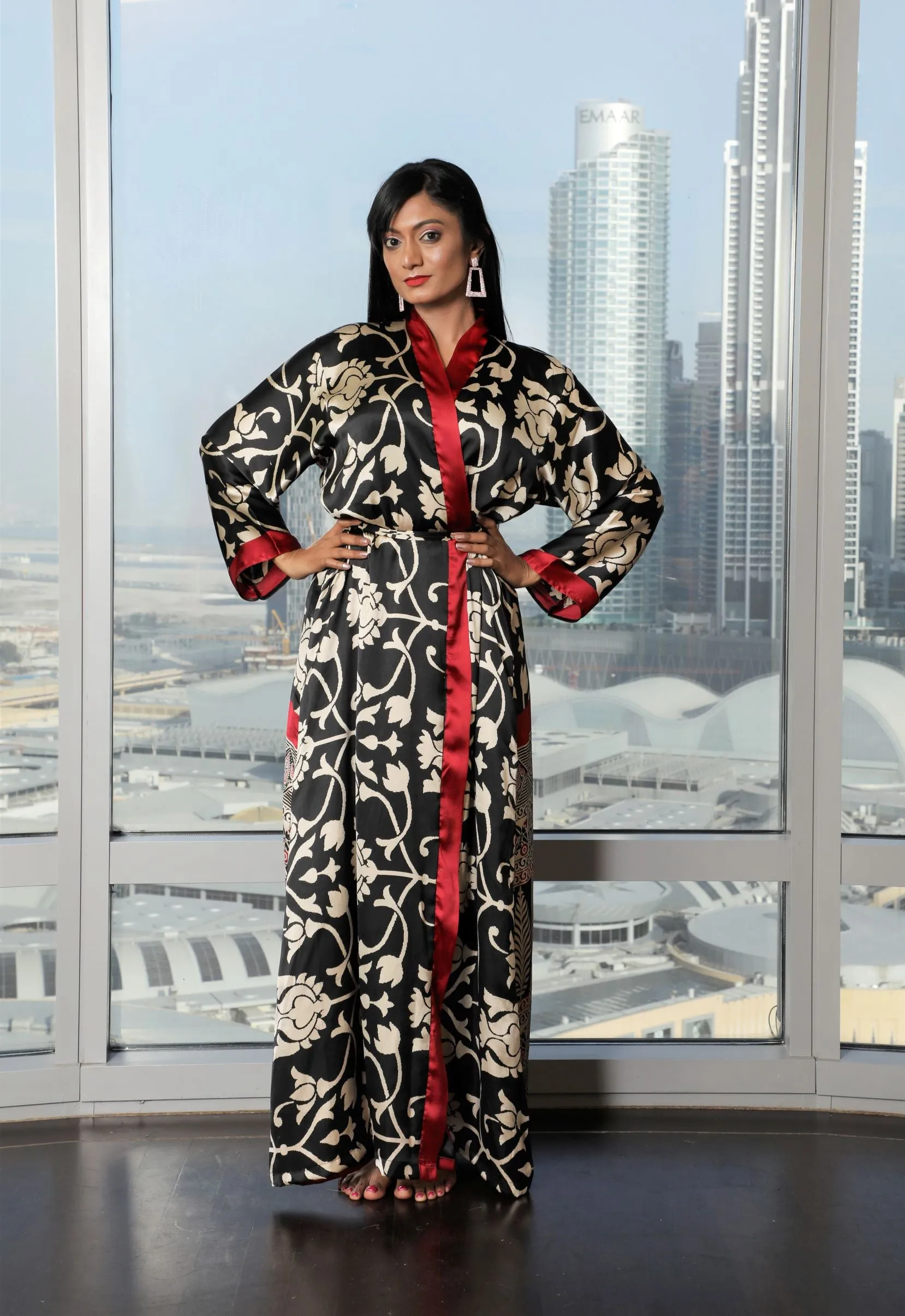 Garance kimono robe