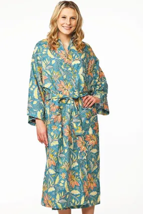 Lalita Block Print Kimono Robe
