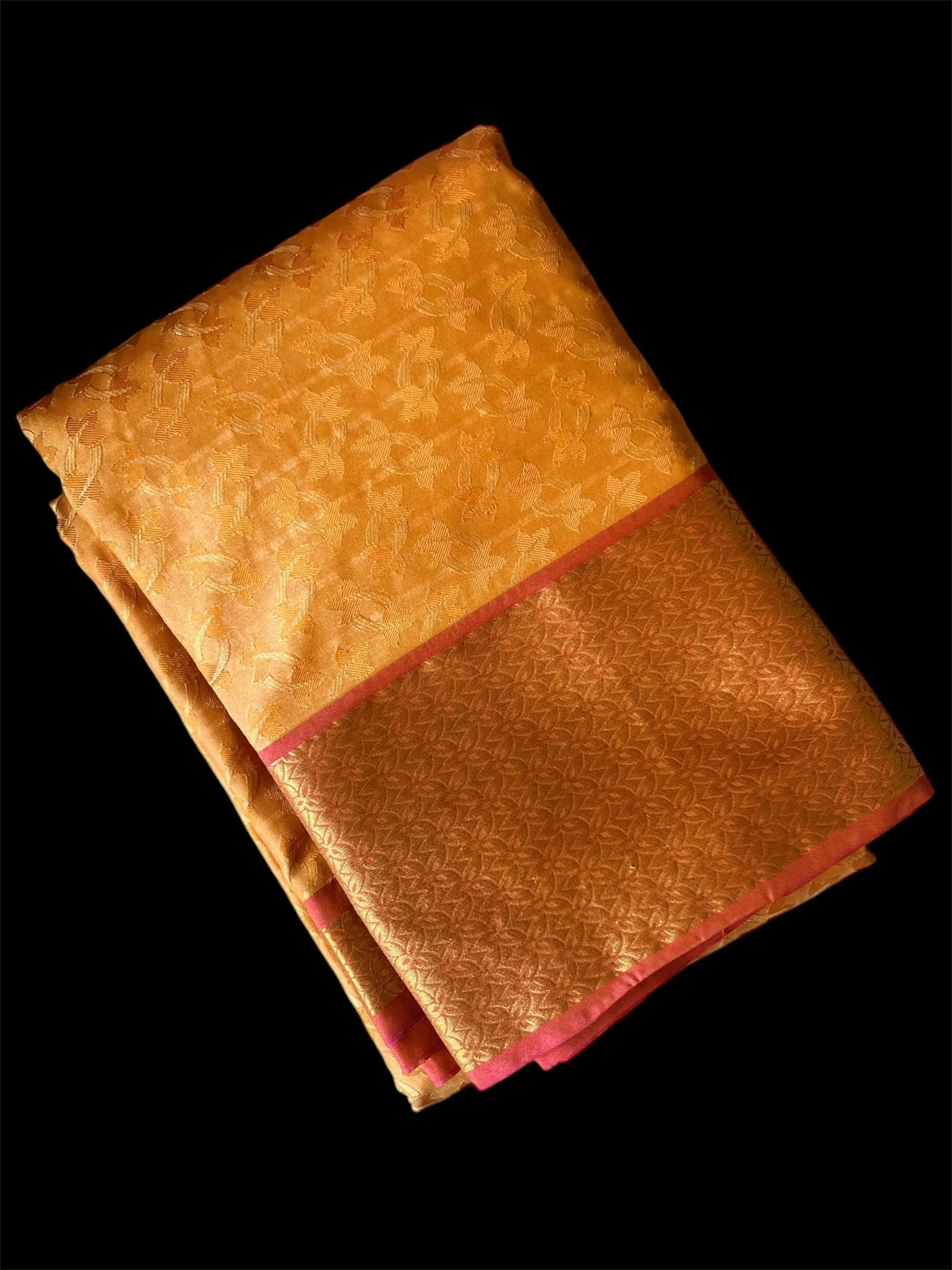 Light Brown South Silk Readymade Saree