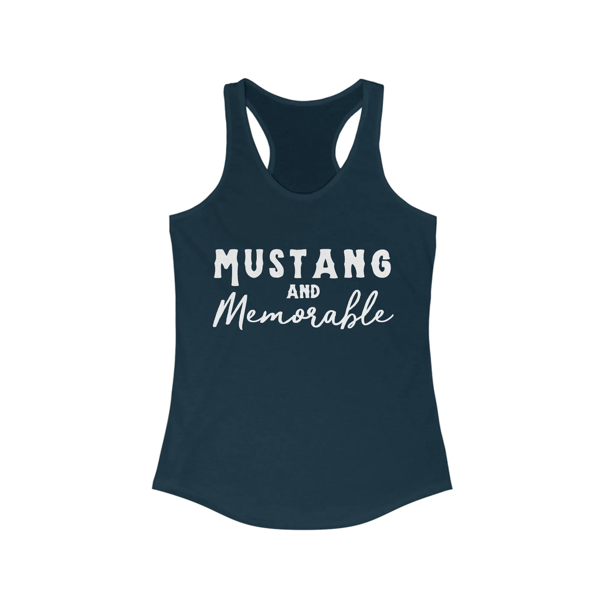 Mustang & Memorable Racerback Tank