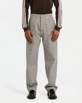Rinse Striped Suisen Relaxed Denim