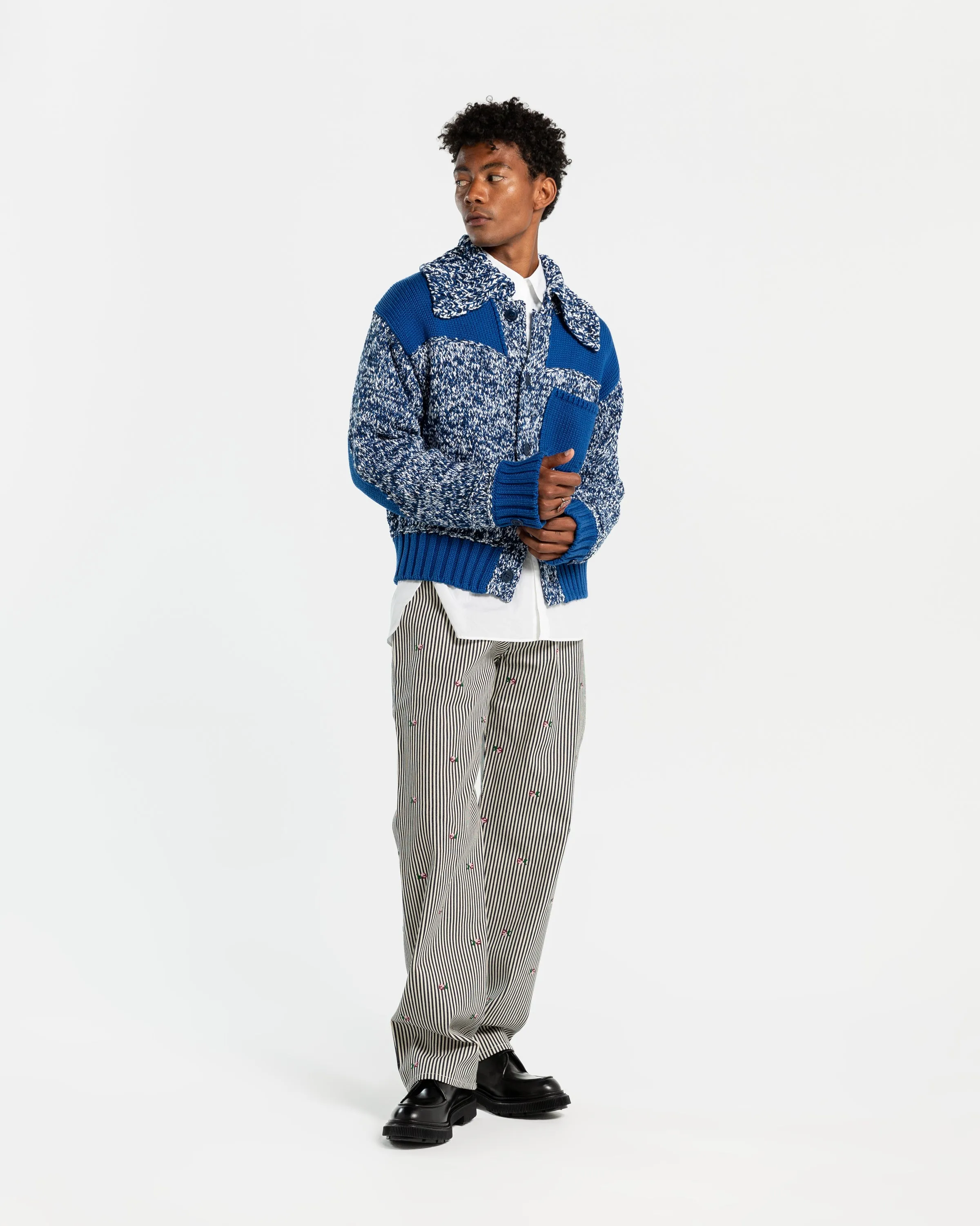 Rinse Striped Suisen Relaxed Denim