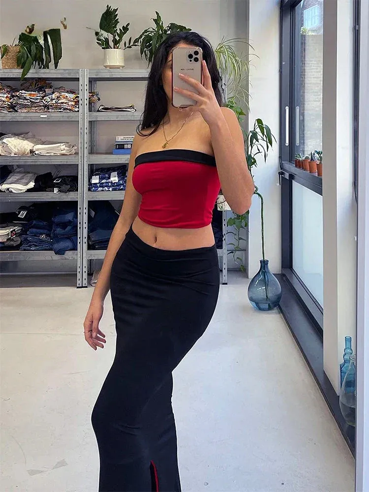Strapless Maxi Dress for Women