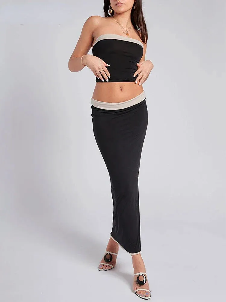 Strapless Maxi Dress for Women
