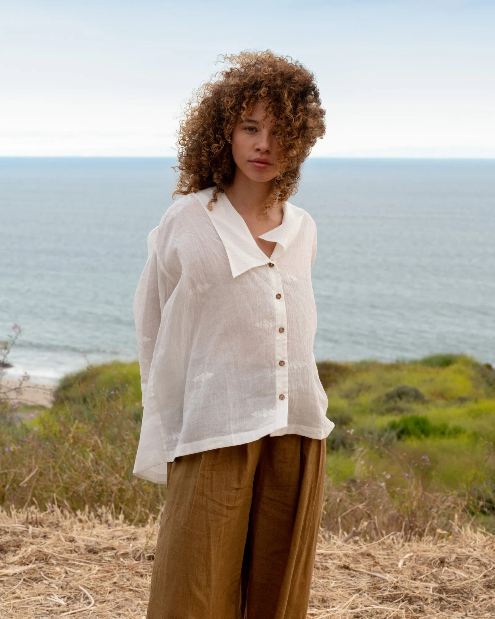 Vintage chelsea collar shirt